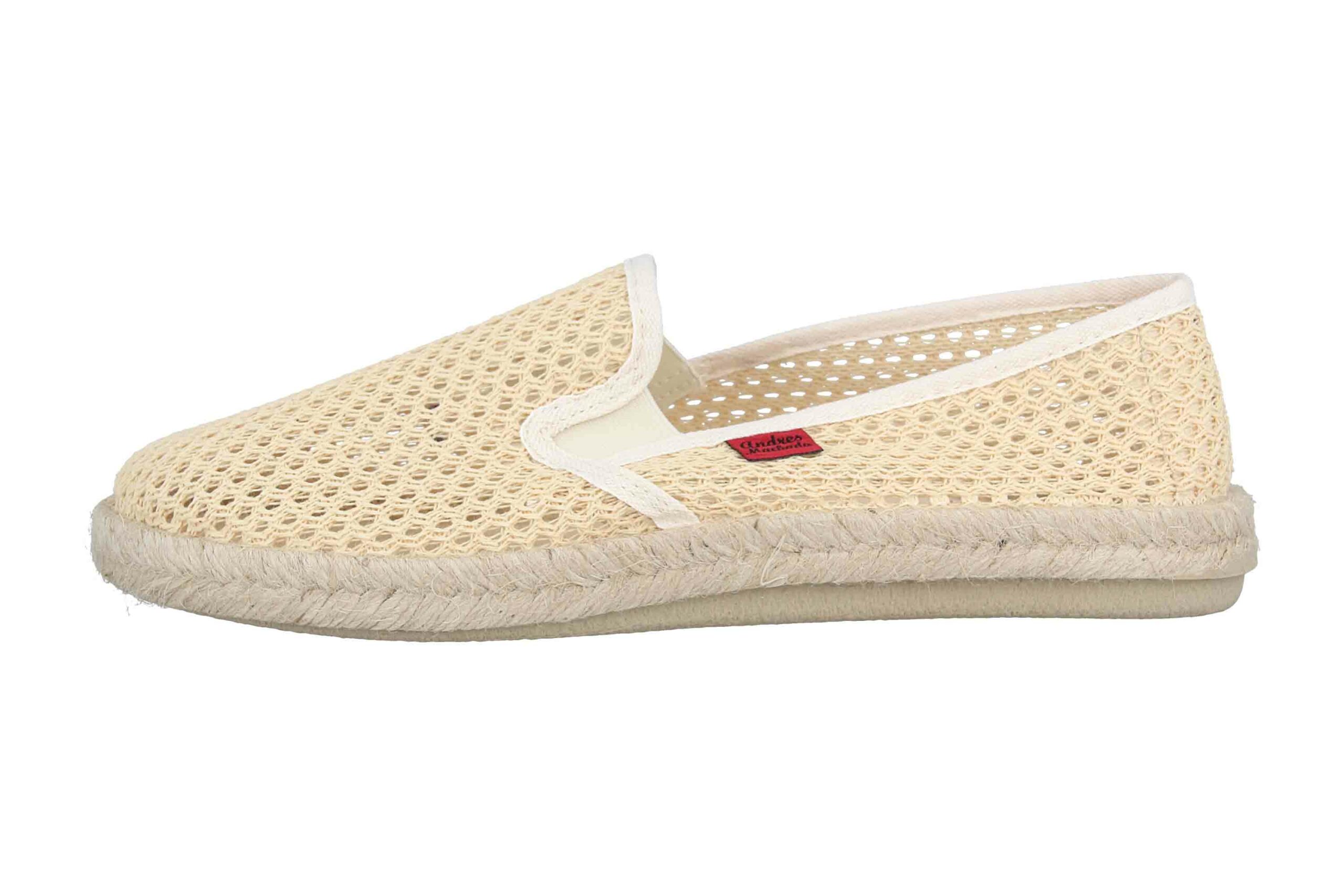 Andres Machado Slipper in Übergrößen Beige AM500 Rejilla Beige/ Herren große Herrenschuhe