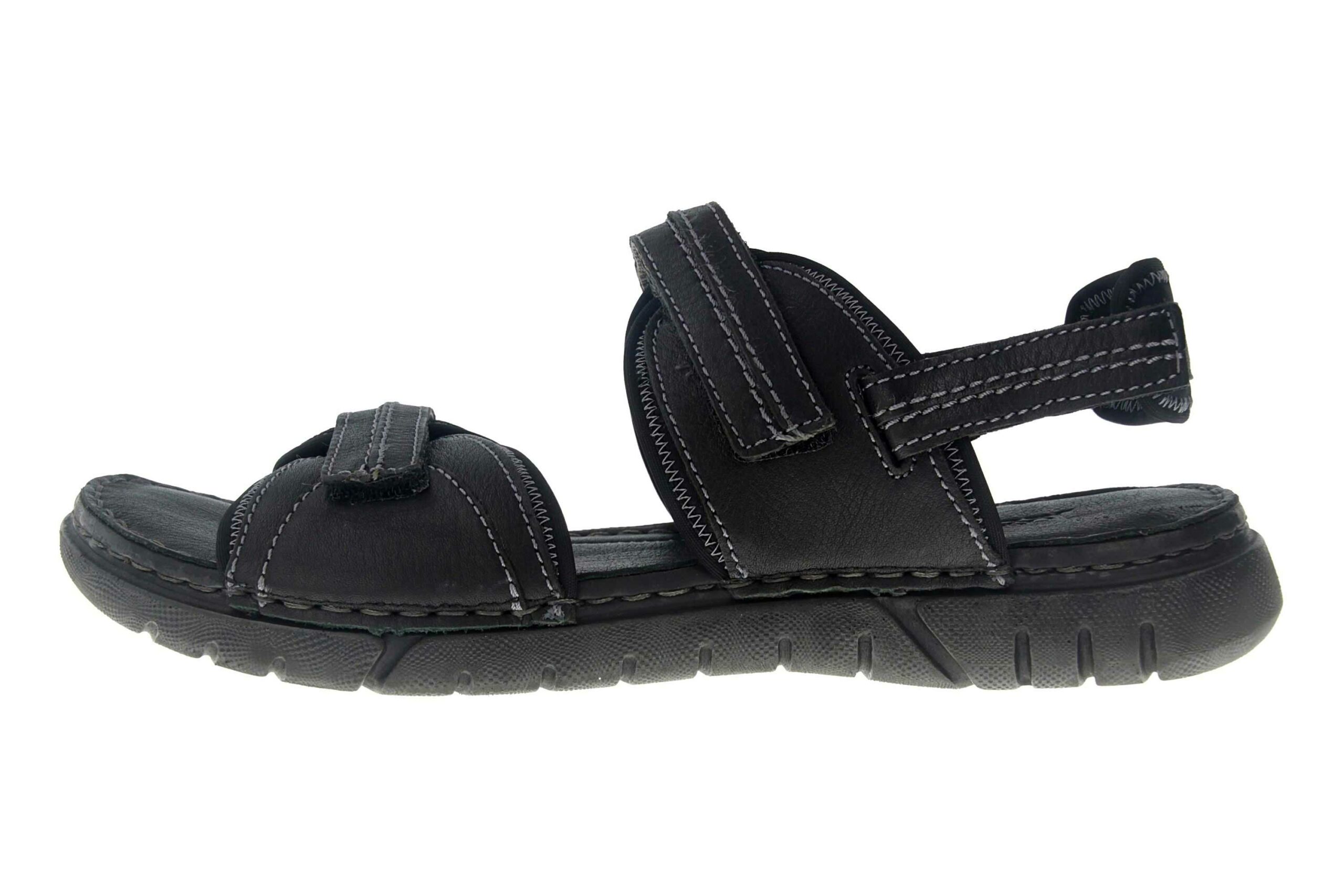 Josef Seibel Jim 41 Sandalen in Übergrößen schwarz 45341 344 100 große Herrenschuhe