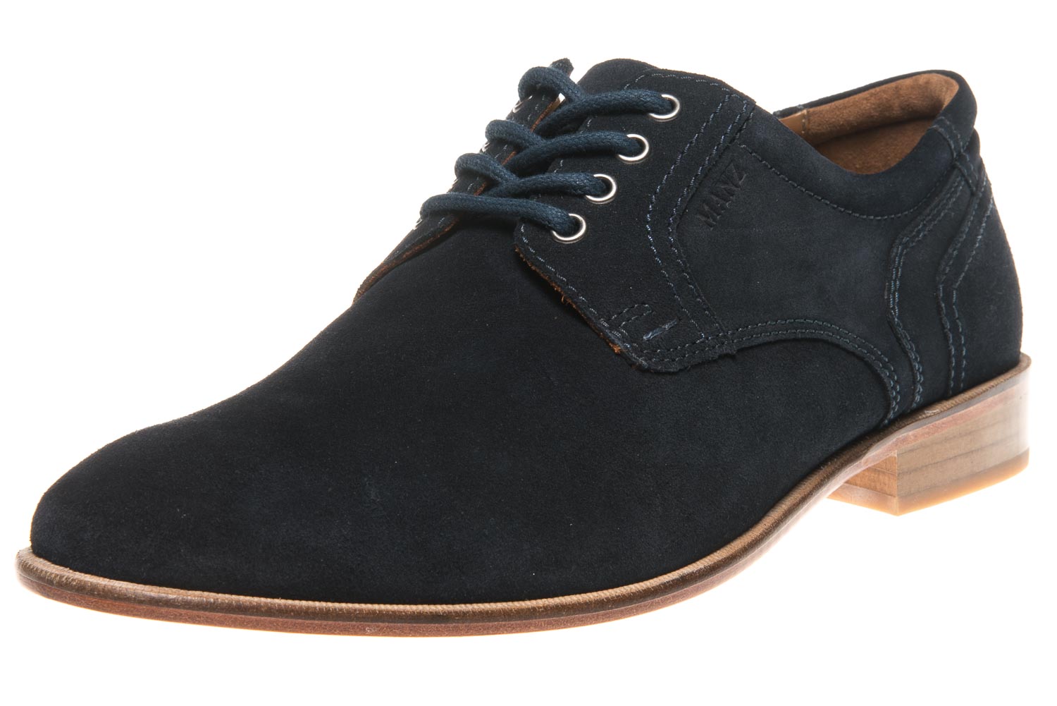 MANZ Business Schuhe in Übergrößen Blau 146068-03-041 große Herrenschuhe