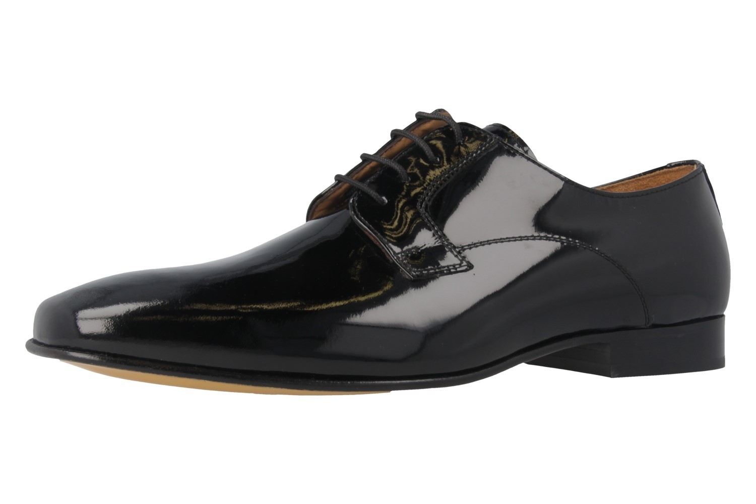 Manz Mali Ago G Business-Schuhe in Übergrößen Schwarz 107019-12-001 große Herrenschuhe
