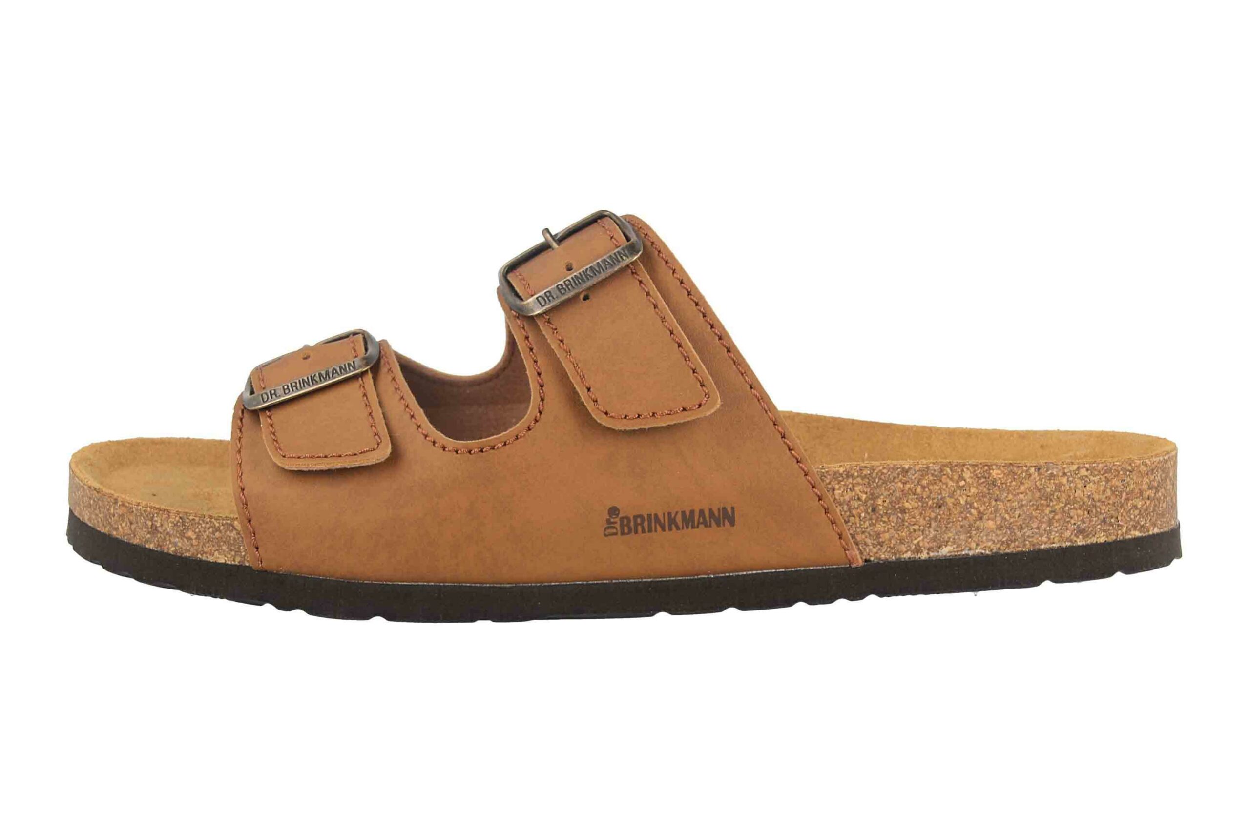 Dr. Brinkmann Pantoletten in Übergrößen Braun 602851-2 große Herrenschuhe