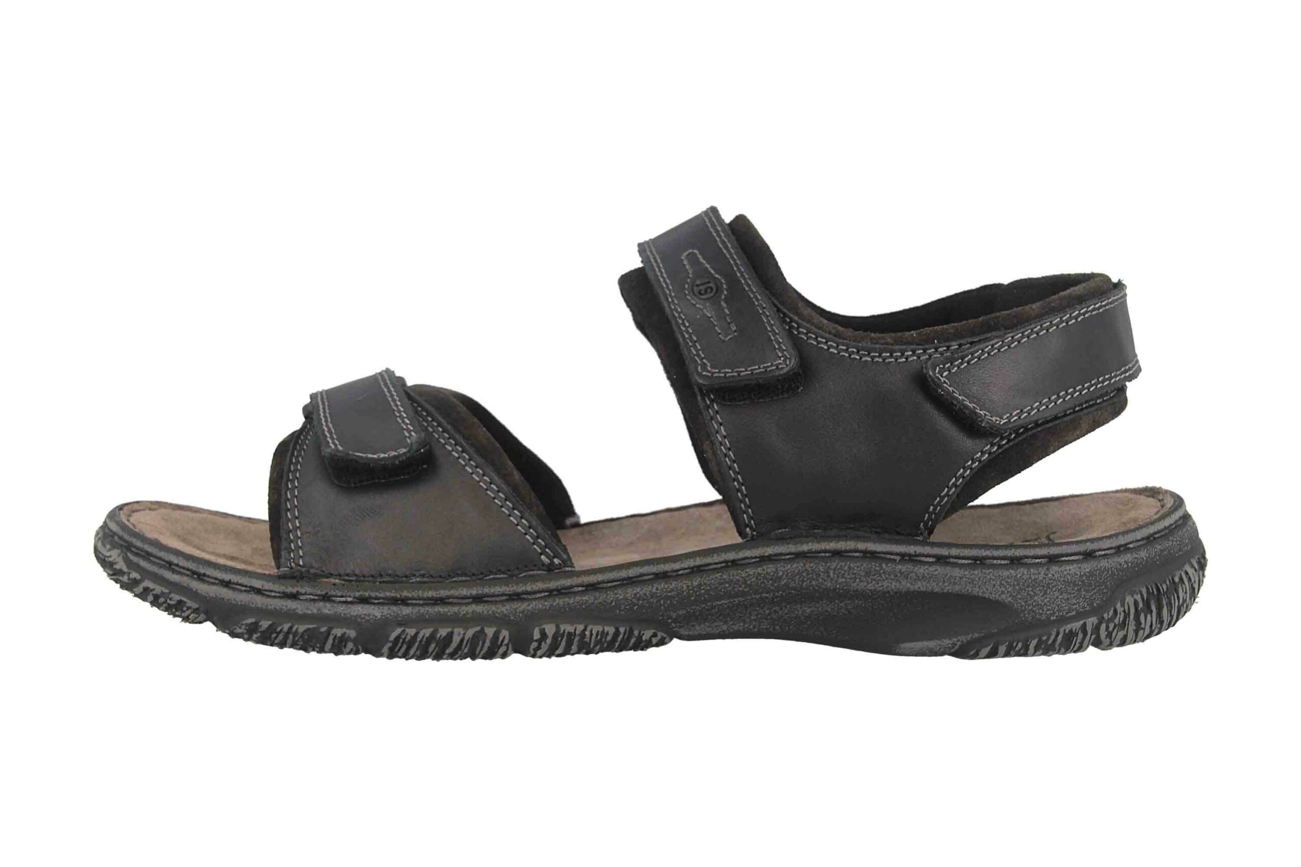 Josef Seibel Carlo 11 Sandalen in Übergrößen Schwarz 27611 TE41 100 große Herrenschuhe