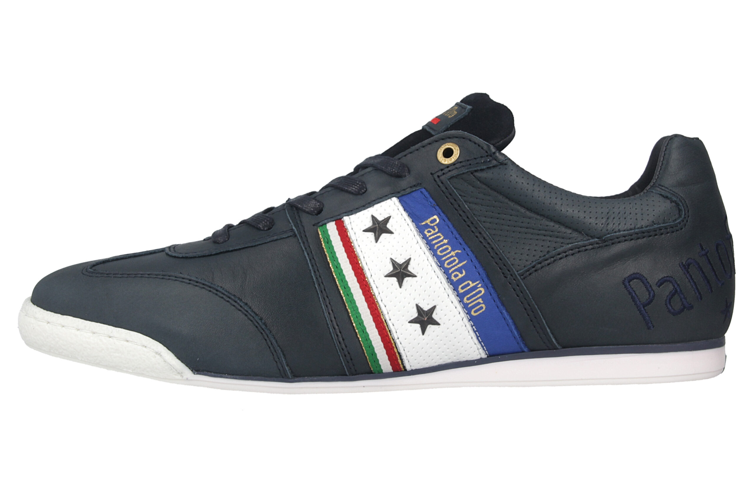 Pantofola d'Oro Imola Romagna Uomo Low Sneaker in Übergrößen Blau 10201040.29Y/10201068.29Y große Herrenschuhe