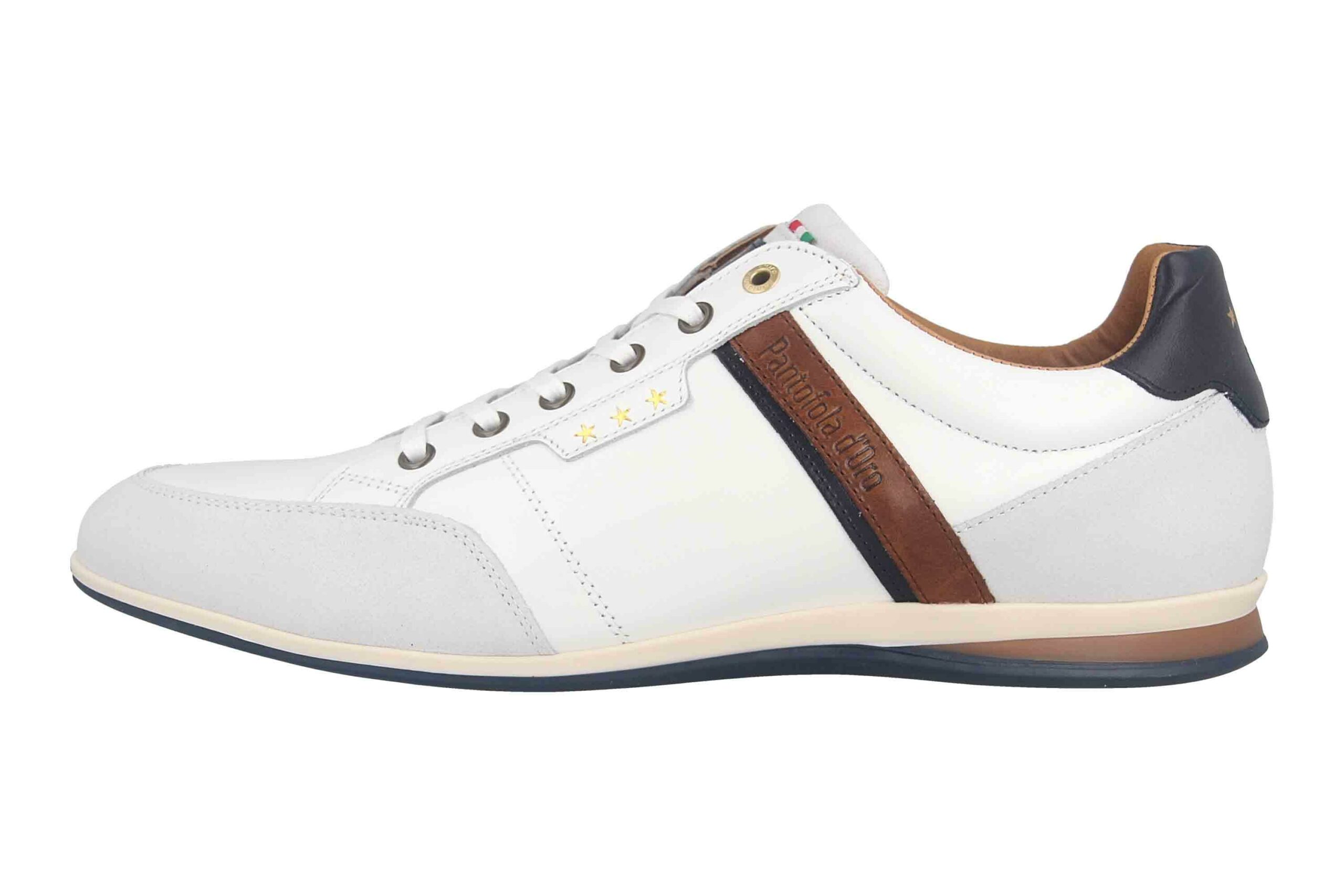 Pantofola d'Oro ROMA UOMO LOW XL Sneaker in Übergrößen Weiß 10203034.1FG/10203074.1FG große Herrenschuhe