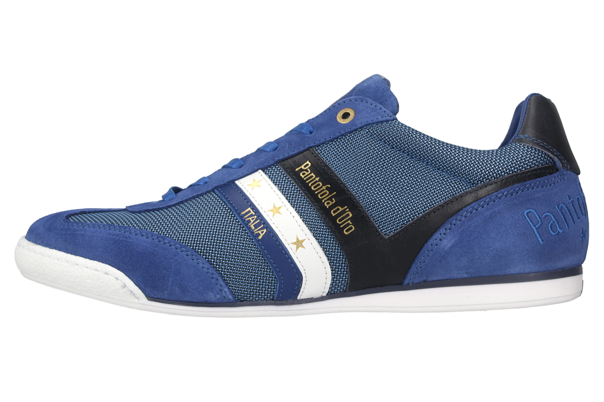 Pantofola d'Oro Vasto NB Uomo Low Sneaker in Übergrößen Blau 10201046.HFQ/10201072.HFQ große Herrenschuhe