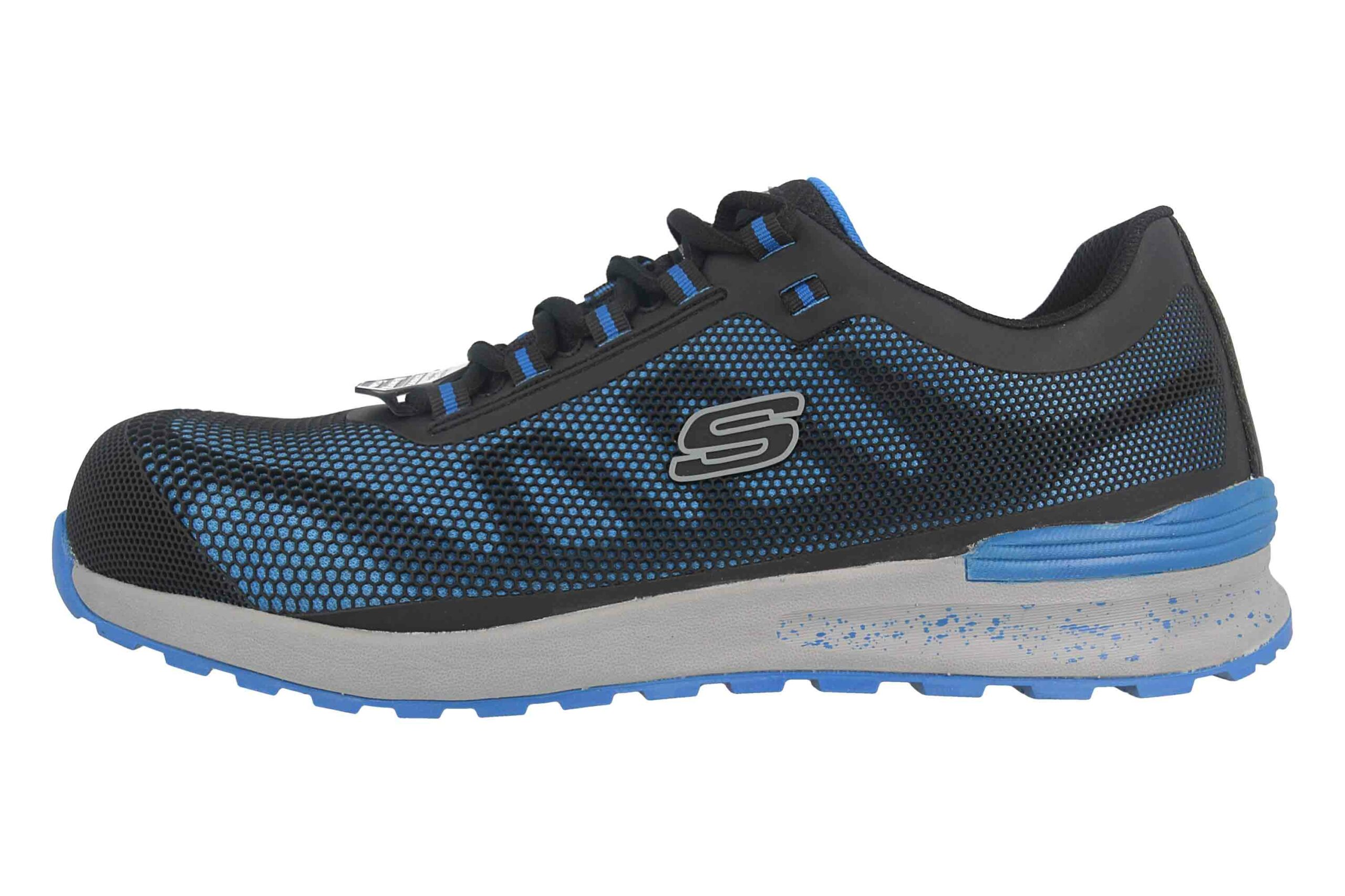 Skechers BULKLIN LYNDALE Arbeitsschuhe in Übergrößen Blau 77180EC BLU große Herrenschuhe